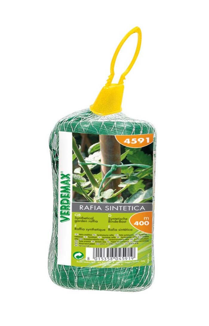 VERDEMAX SYNTETHIC RAFFIA GREEN COIL 400M