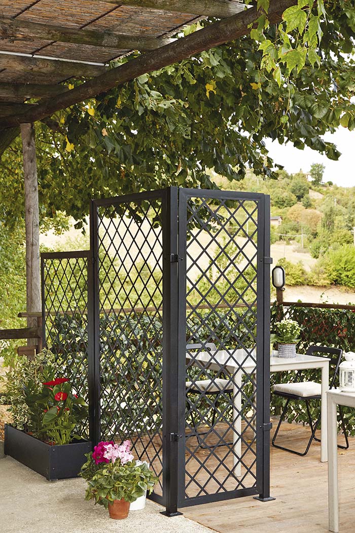 VERDEMAX METAL TRELLIS 1.8M X 0.6M ANTHRACITE