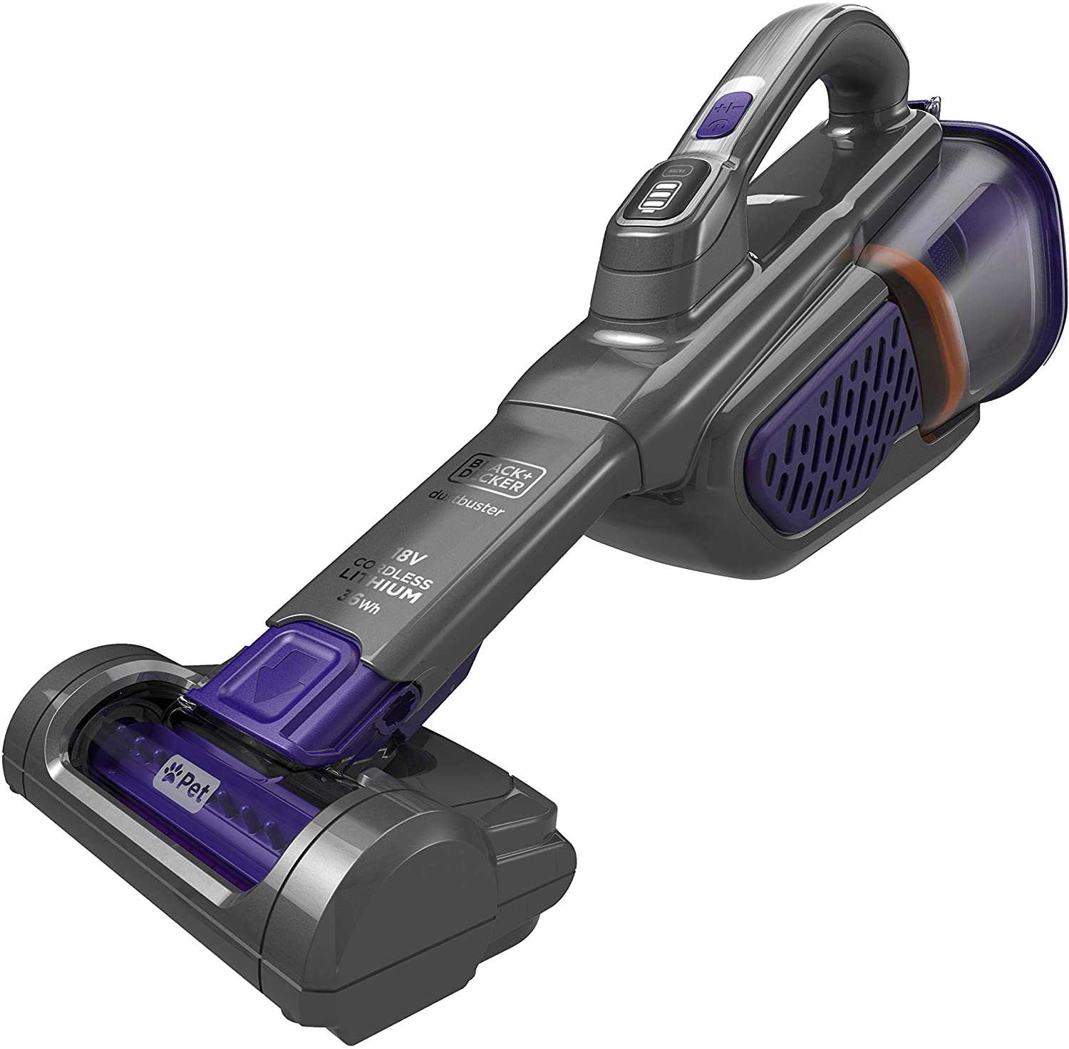 BLACK & DECKER DUSTBUSTER PET 18V 2.5Ah 0.5L