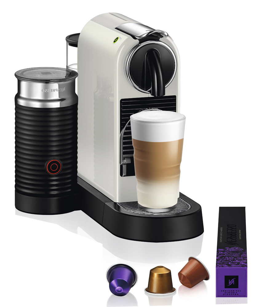 NESPRESSO D123 CITIZ&MILK COFFEE MACHINE WHITE