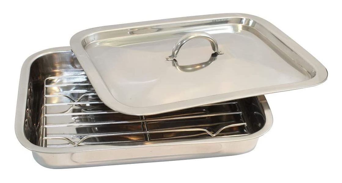 HMD BAKING TRAY W GRILL 35X28CM