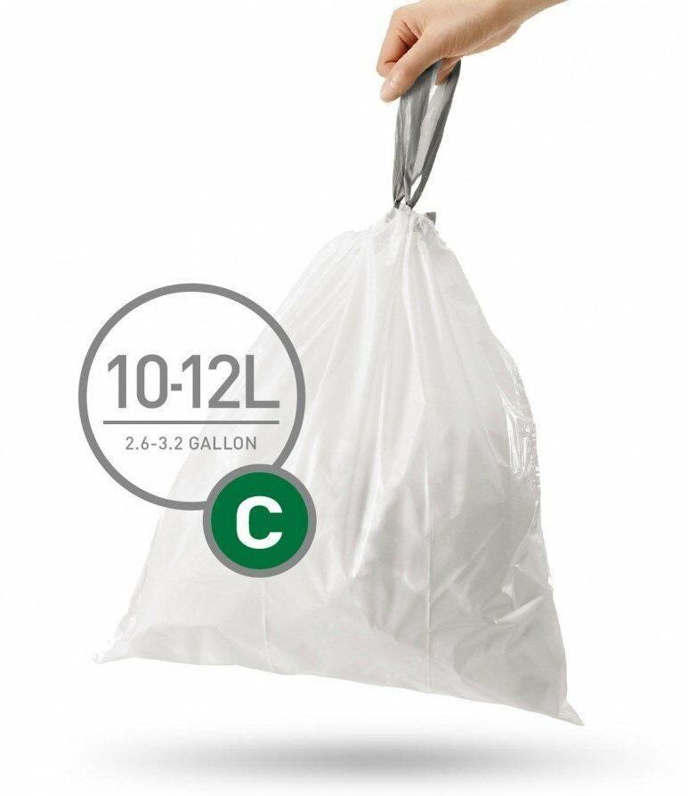 SIMPLEHUMAN BIN BAG LINER C (10-12L) 20PCS