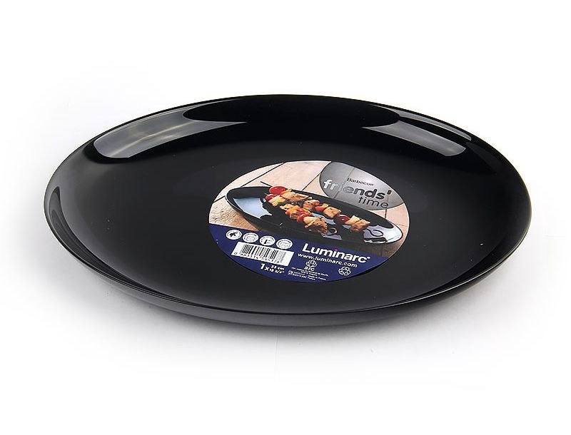 LUMINARC PIZZA PLATE 32CM BLACK