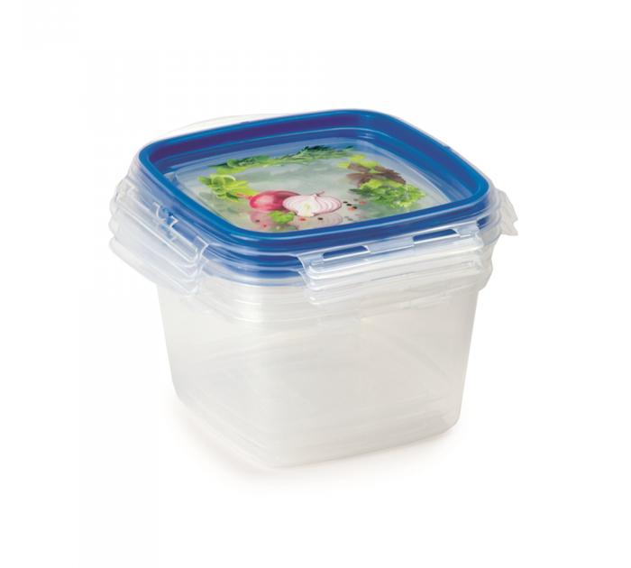 SNIPSLOCK FOOD CONTAINER SQUARE 1L 3PCS