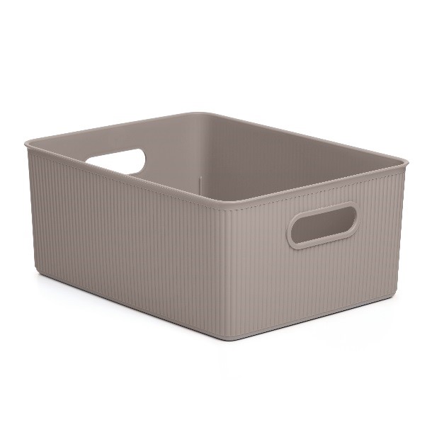 TATAY STORAGE BASKET 38.5X29.4X16CM 15L TAUPE