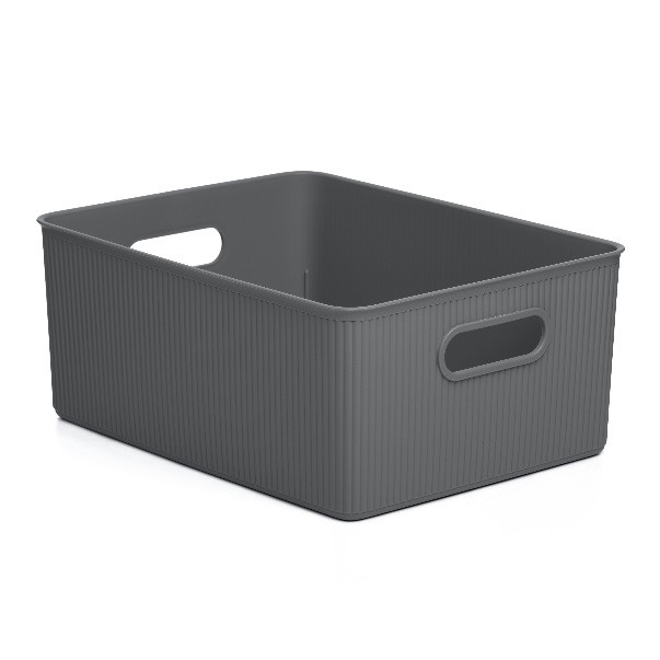 TATAY STORAGE BASKET 38.5X29.4X16CM 15L GREY