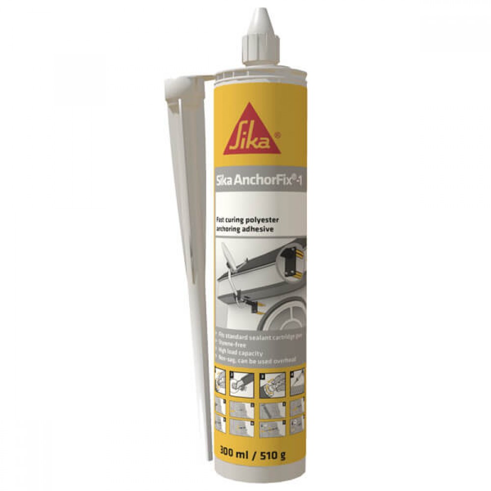 SIKA ANCHORFIX ΣΥΓΚΟΛΛΗΤΙΚΟ ΥΛΙΚΟ ΑΓΚΥΡΩΣΕΩΝ ΤΑΧΕΙΑΣ ΩΡΙΜΑΝΣΗΣ LIGHT GREY 300ML