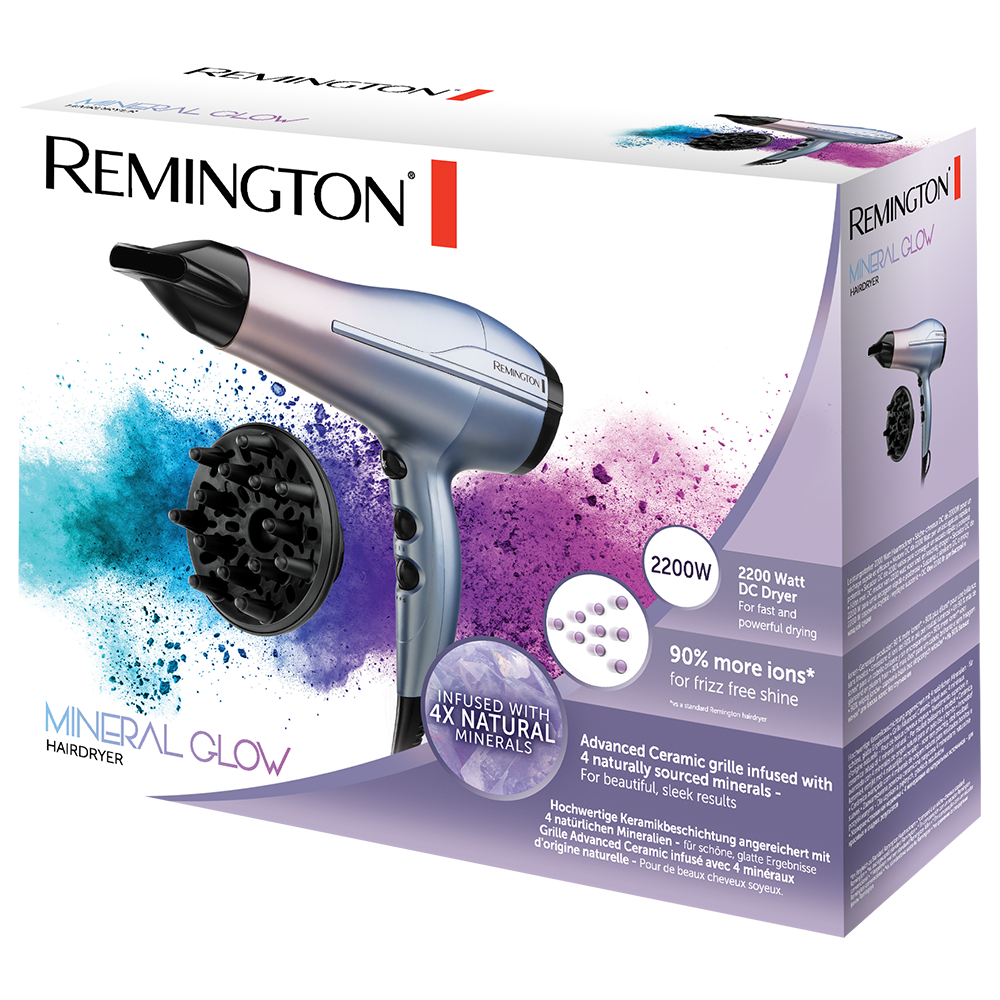 REMINGTON D5408 MINERAL GLOW ΣΤΕΓΝΩΤΗΡΑΣ ΜΑΛΛΙΩΝ