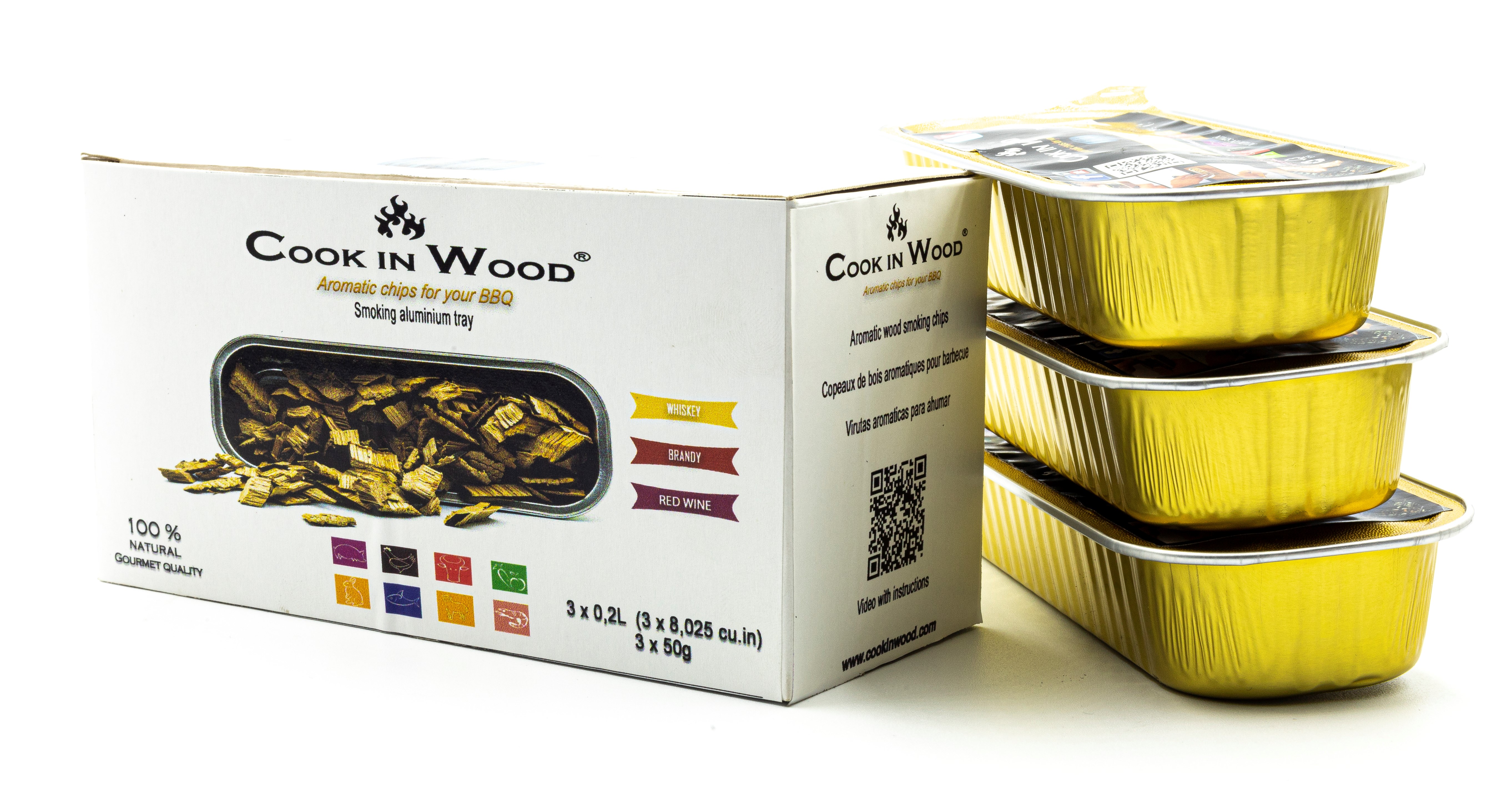 COOK IN WOOD 50GR ΞΥΛΑΚΙΑ ΚΑΠΝΙΣΜΑΤΟΣ ΣΕ ΔΟΧΕΙΑ ΣΕΤ 3 ΤΜΧ 