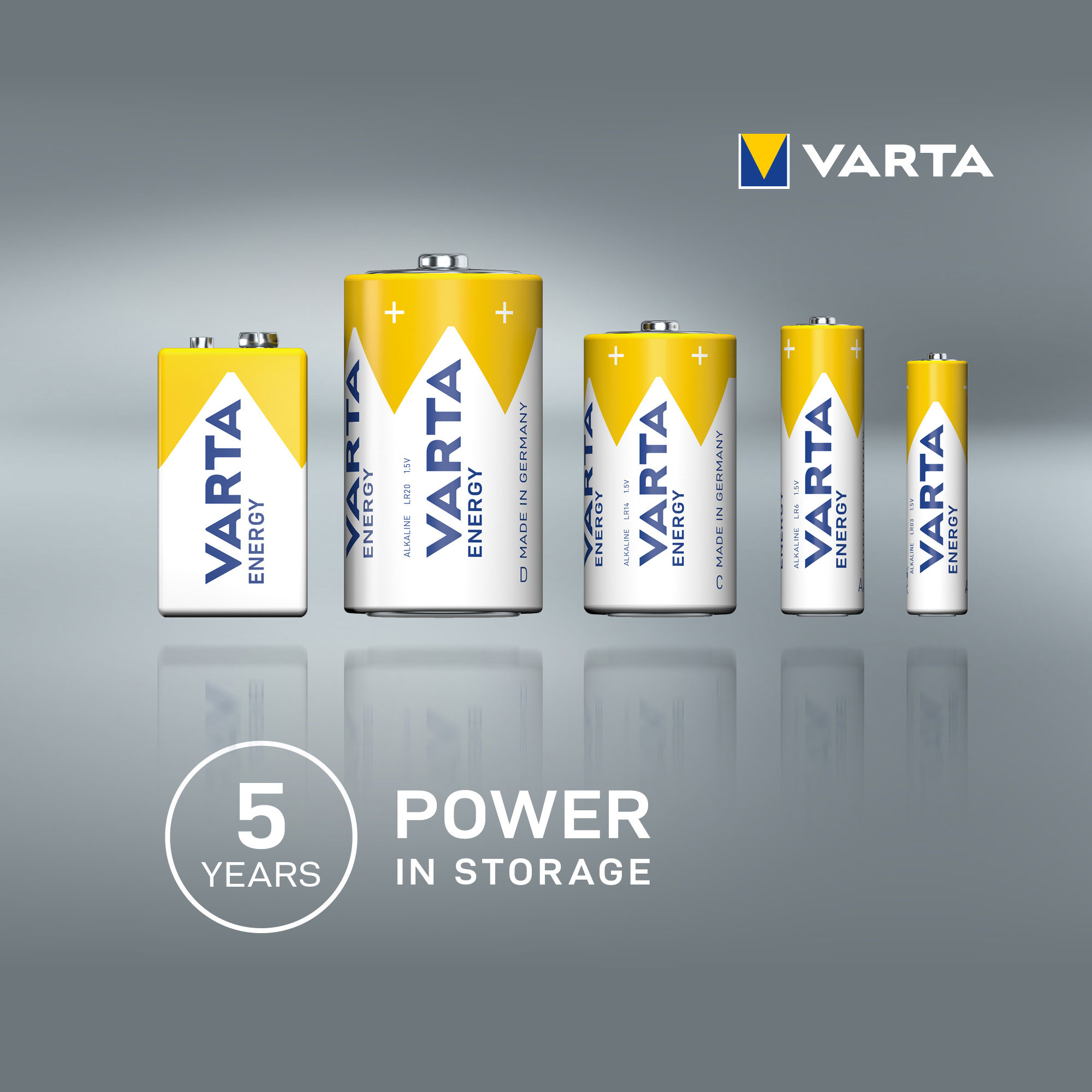 VARTA ENERGY ALKALINE BATTERIES AAA, MICRO, LR03, 1,5V, 6-PACK