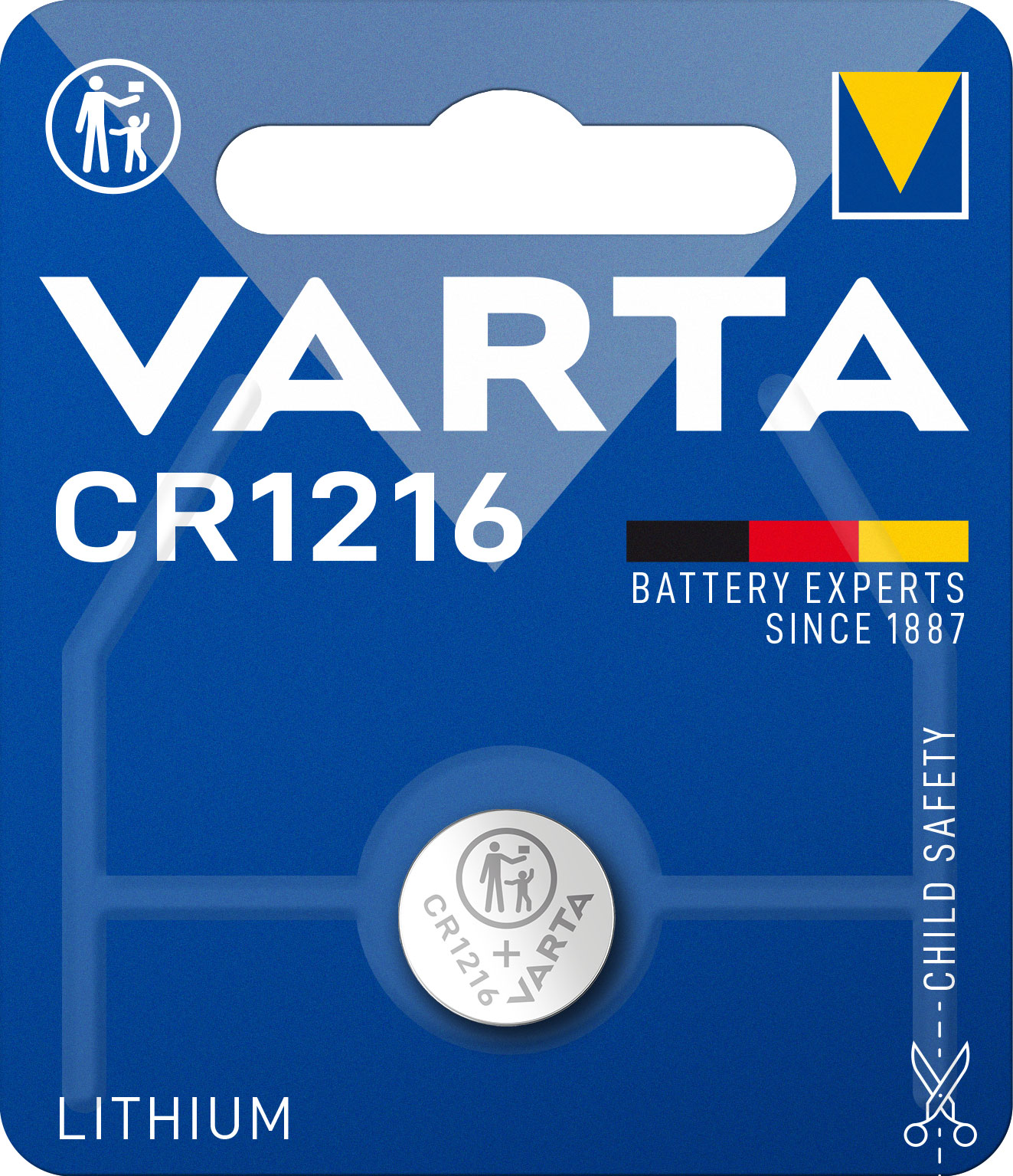 VARTA LITHIUM COIN CR1216 (BUTTON CELL BATTERY, 3V) PACK OF 1