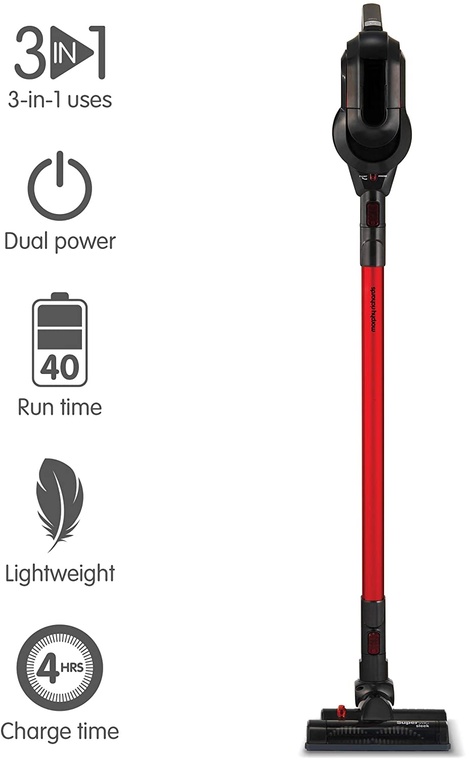 MORPHY RICHARDS CORDLESS STICK 22.3V