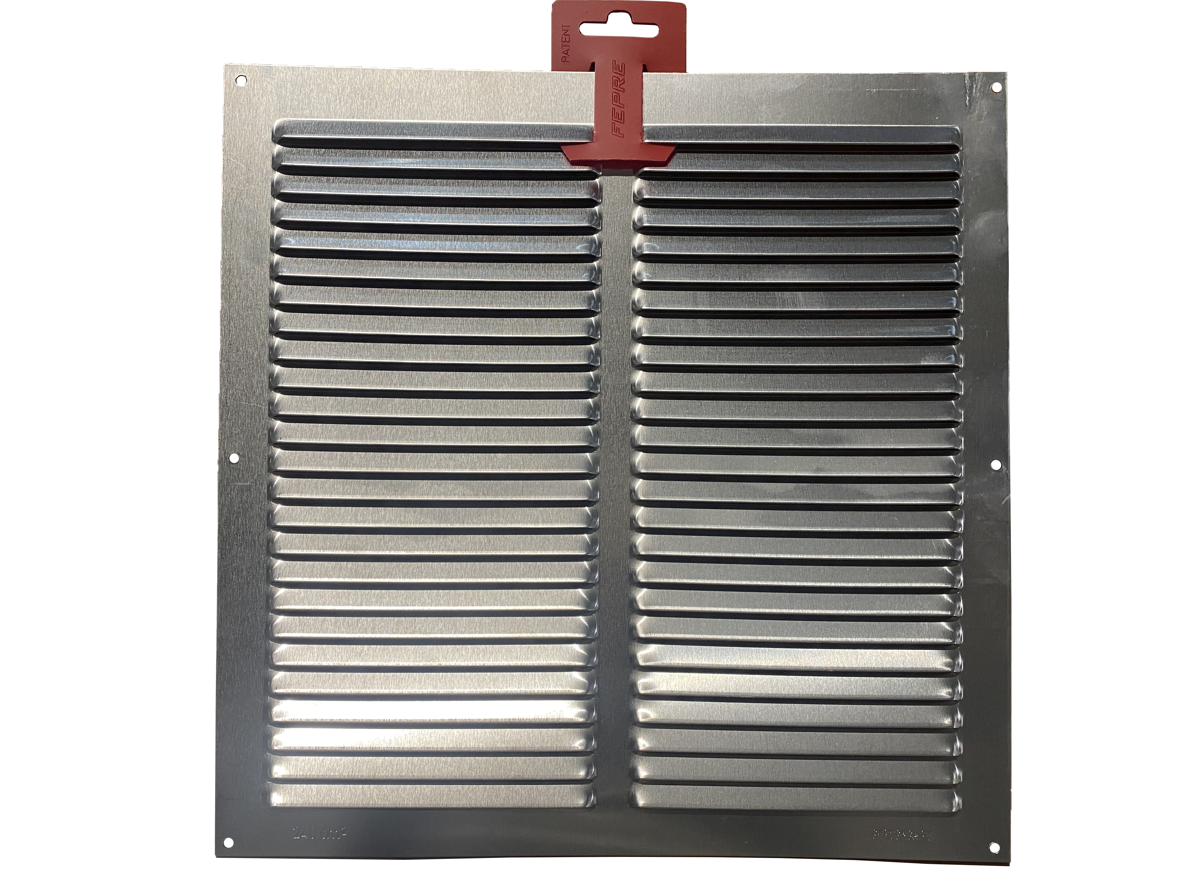 VENTILATOR AIR GRILL 0.8MM 30X30CM NATURAL SILVER