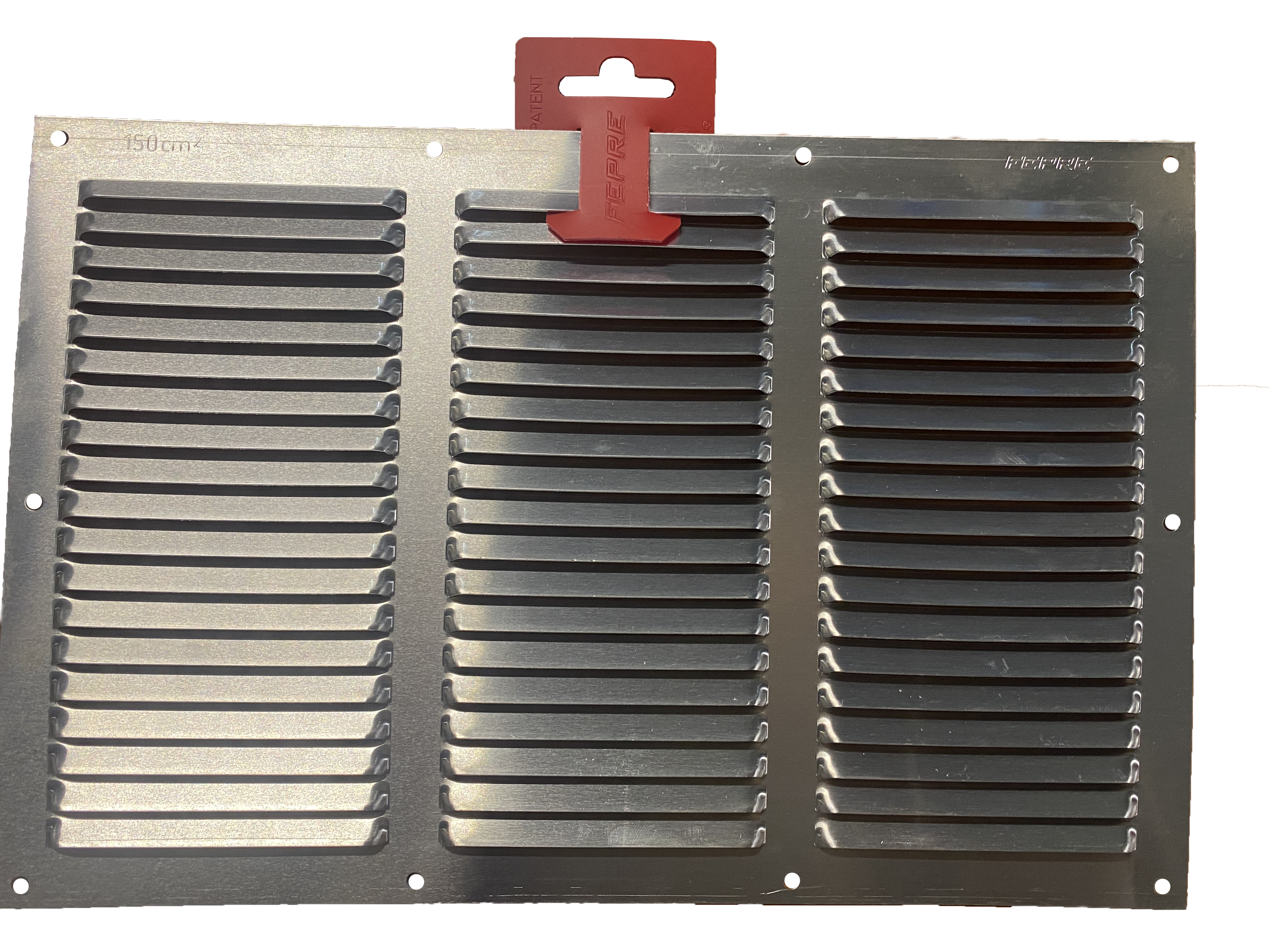 VENTILATOR AIR GRILL 0.6MM 20X30CM NATURAL SILVER