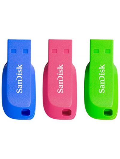 SANDISK USB FLASH DRIVE 3-PACK