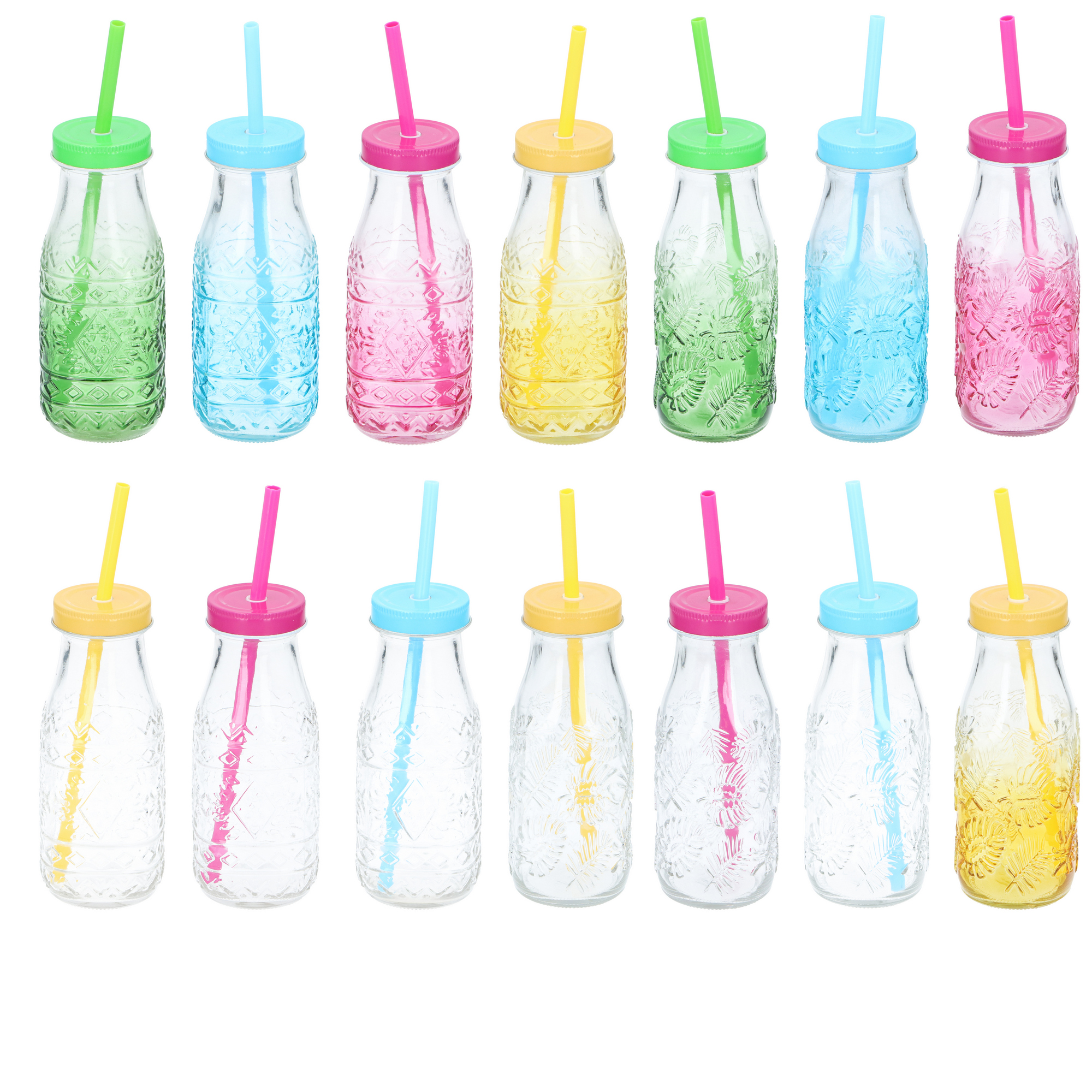 DRINKING BOTTLE W STRAW 320