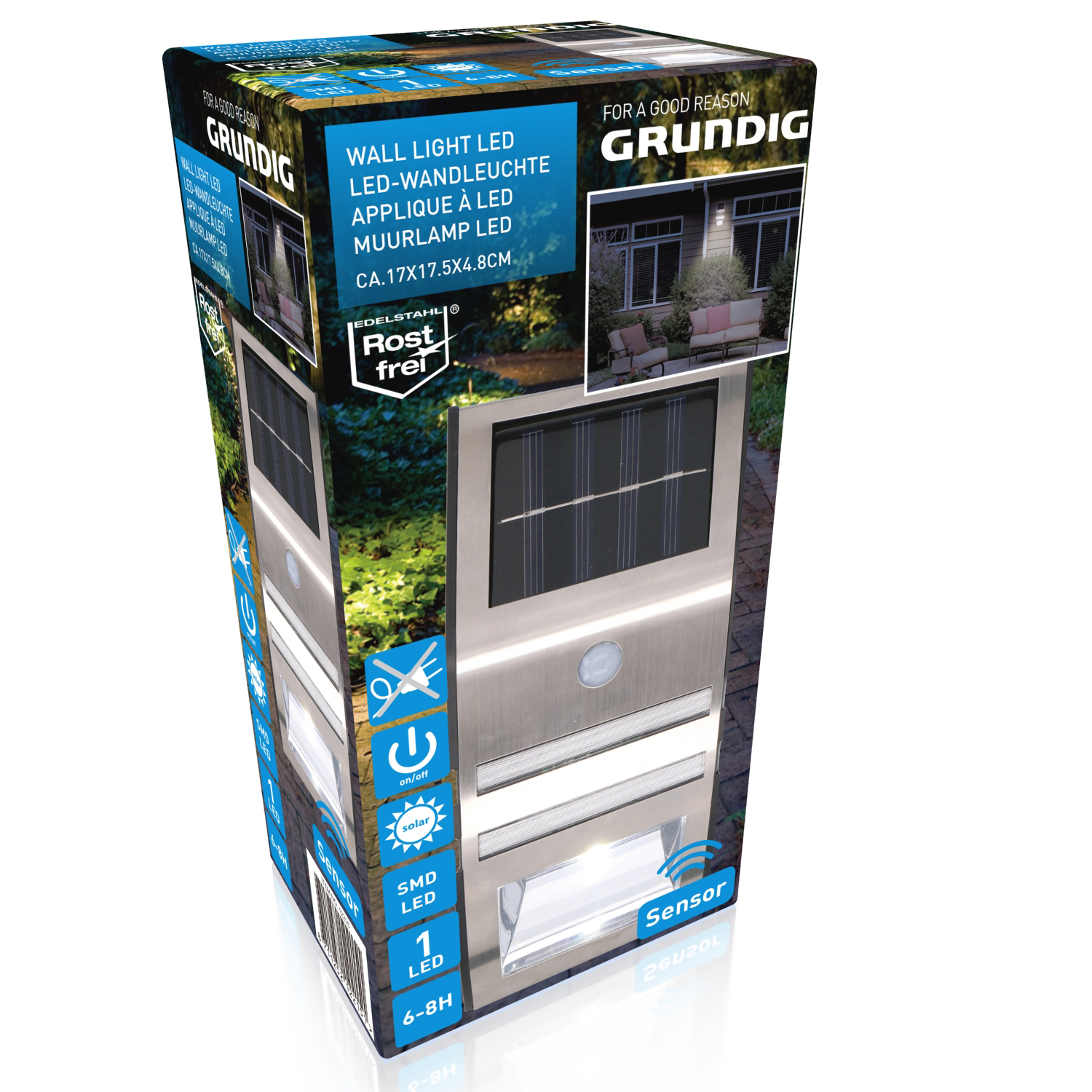 GRUNDIG WALL LIGHT LED SOLAR SS