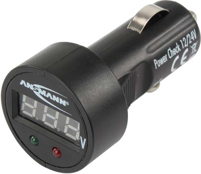 ANSMANN 1900-0019 POWERCHECK 12/24V CAR VOLTMETER