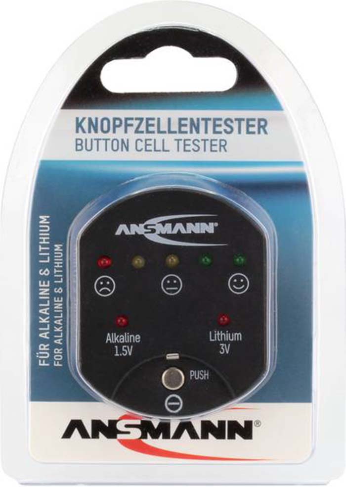 ANSMANN 1900-0035 BATTERY TESTER CELL READING RANGE POWER 1.5/3V