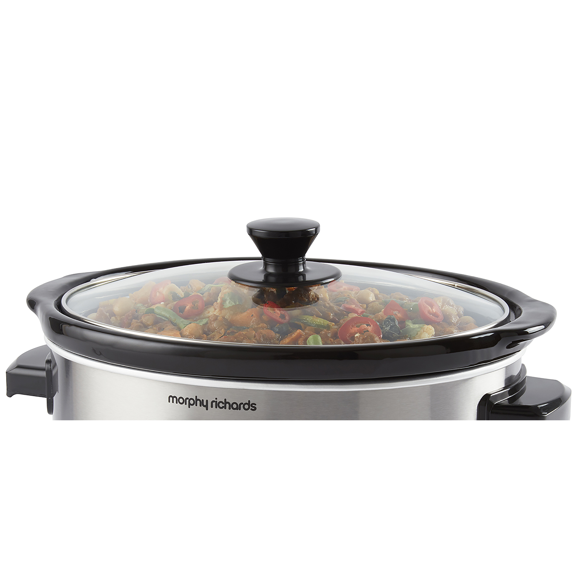 MORPHY RICHARDS 461013 SLOW COOKER 6.5L BRUSHED STAINLESS STEEL