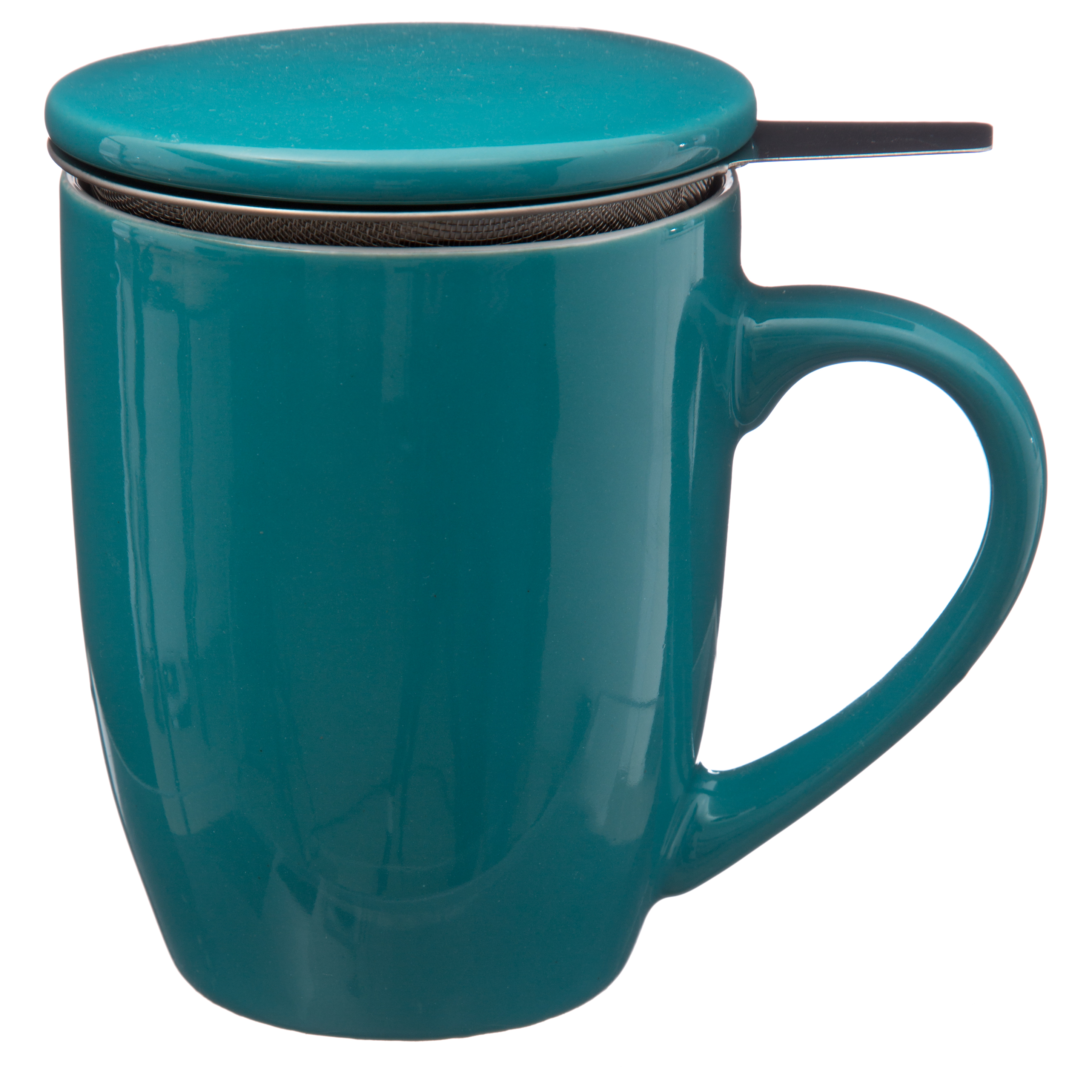 SECRET DE GOURMET MUG W/FILTER + LID 32CL BLUE