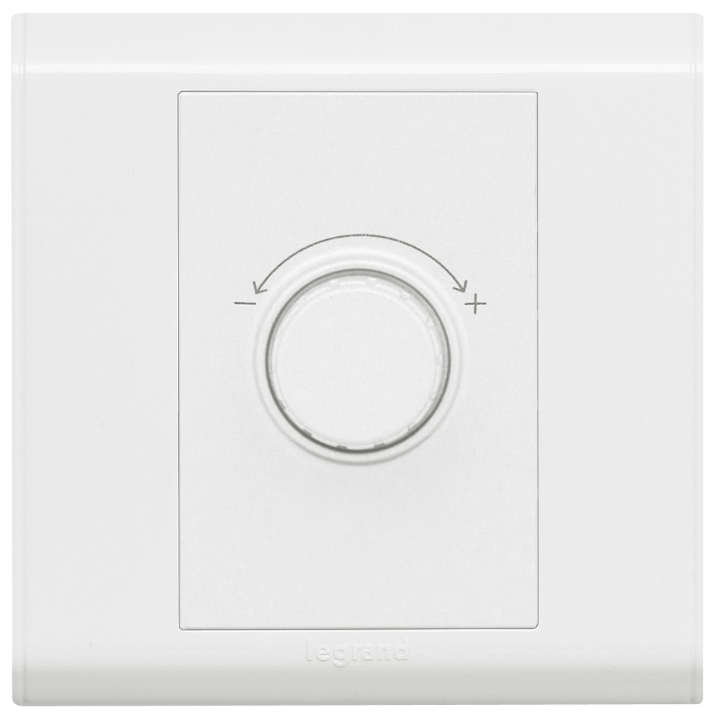 LEGRAND 617635 BELANKO PUSH AND ROTARY DIMMER 300W RLC + LED 1GANG 2WAY