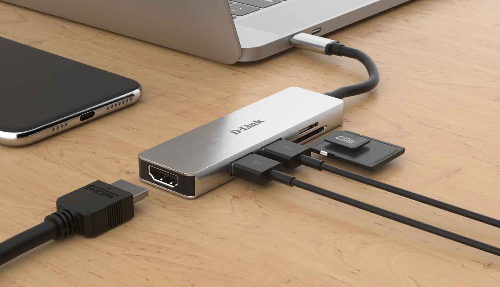 D-LINK DUB-M530 5 IN 1 USB-C HUB