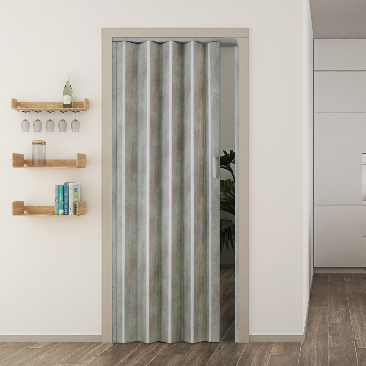 ATRIUM FOLDING DOOR 82 X 210CM GREY