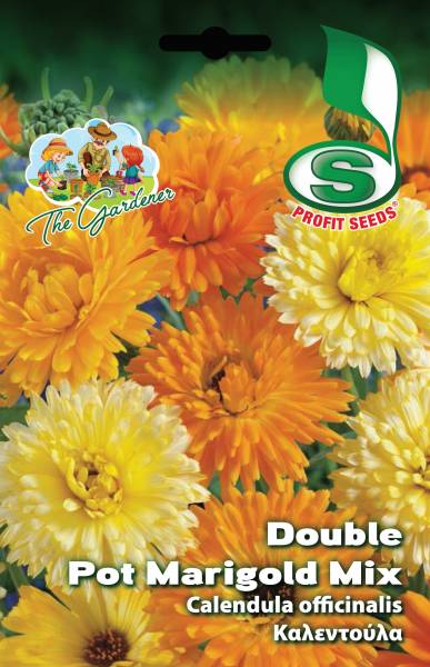 DOUBLE POT MARIGOLD MIX 4GR