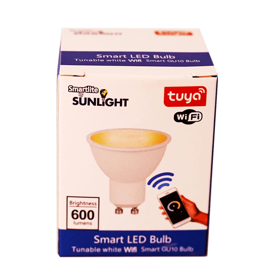 SUNLIGHT LED 7W SMART BULB GU10 CCT WIFI TUYA APP 600LM