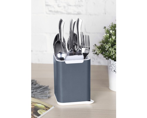 CUTLERY HOLDER GREY