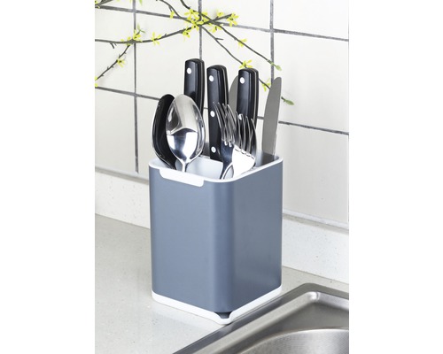 CUTLERY HOLDER GREY