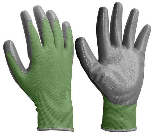 SUPER NITRILE GARDEN GLOVES 8