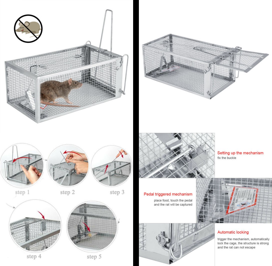 MOUSE TRAP CAGE 27.2X14.5X11.5CM