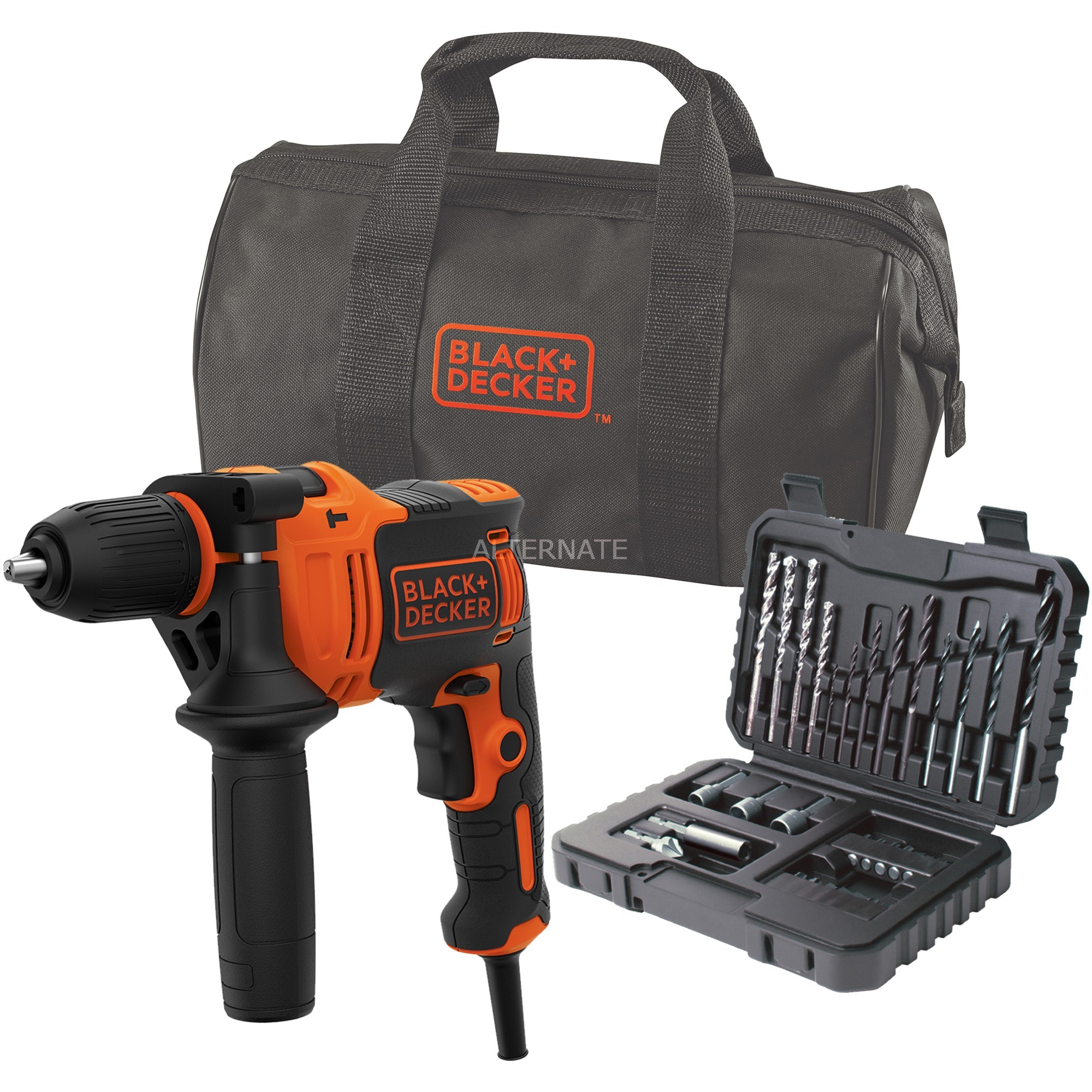 BLACK & DECKER BEH710SA32-QS HAMMER DRILL 710W +32 ACCESSORIES