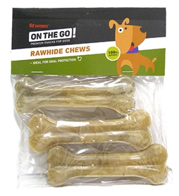 PET INTEREST ONTHEGO RH NATURAL PRESSED BONES 3PCS/12.5CM