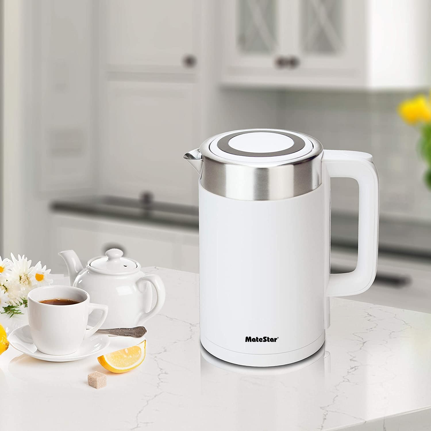 MATESTAR MAT-653DW KETTLE 2200W 1.7LTR WHITE