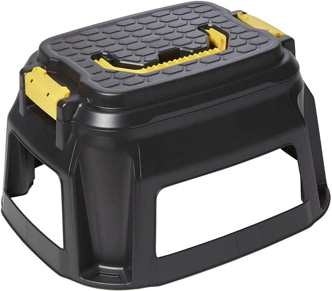 STRATA HEAVY DUTY STEP STOOL BLACK