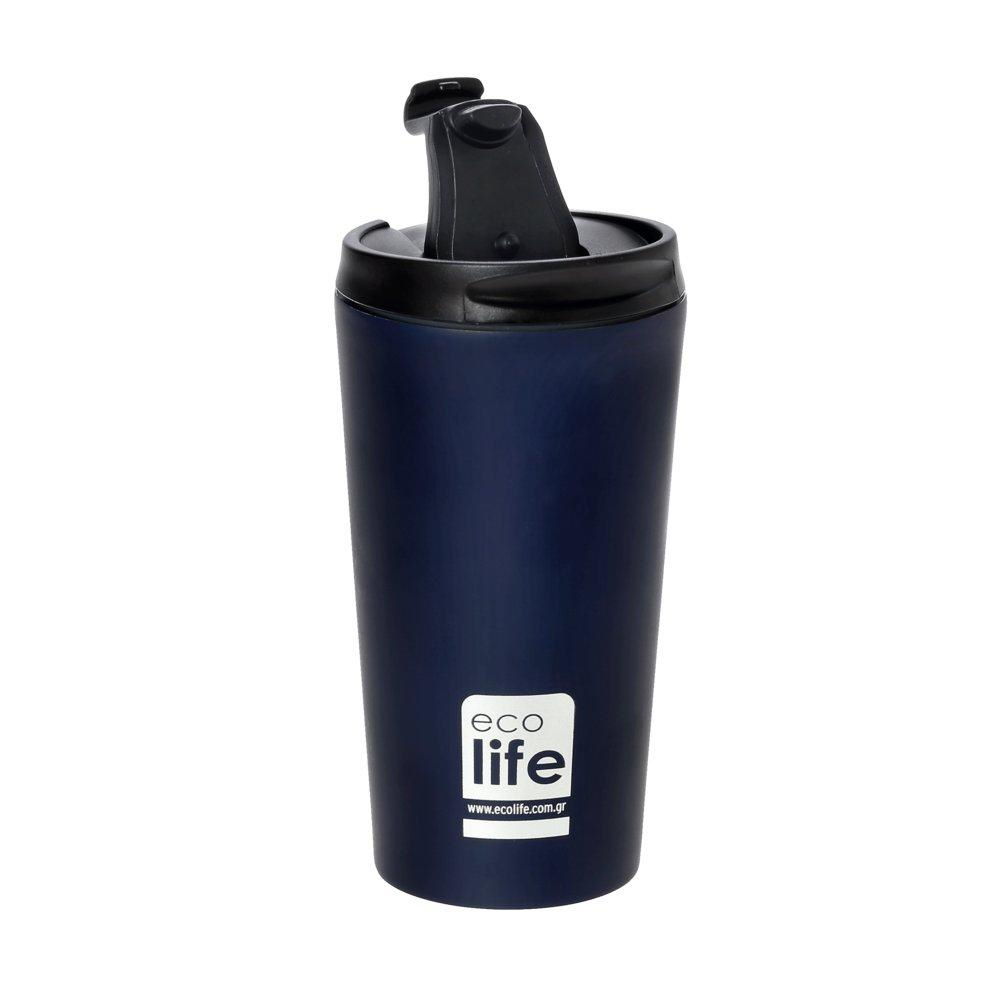 ECOLIFE COFFEE THERMOS 370ML DARK BLUE