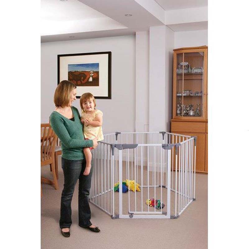 DREAMBABY ROYAL CONVERTA GATE WHITE 380XH74CM