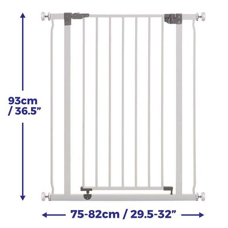 DREAMBABY LΙBΕRTΥ GATE TALL WHΙTΕ 75-81X93CM