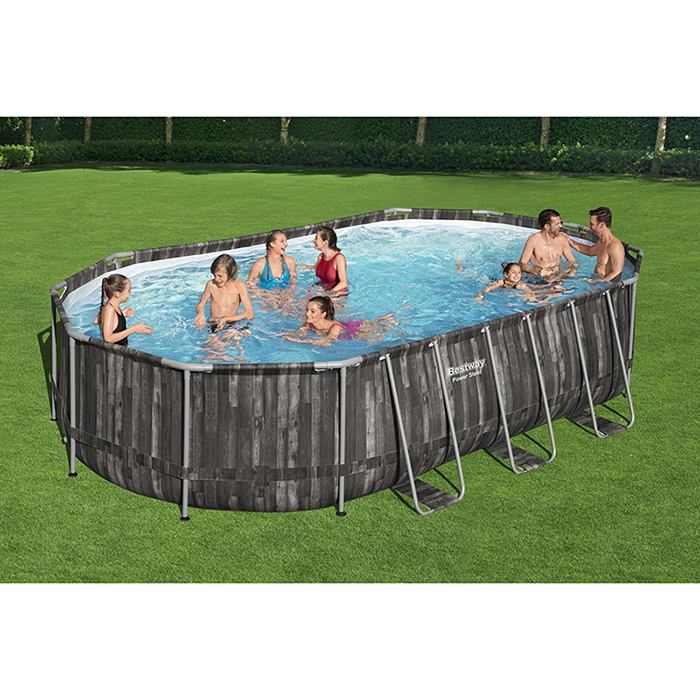 BESTWAY 5611R POWER STEEL OVAL FRAME POOL 610X366X122CM