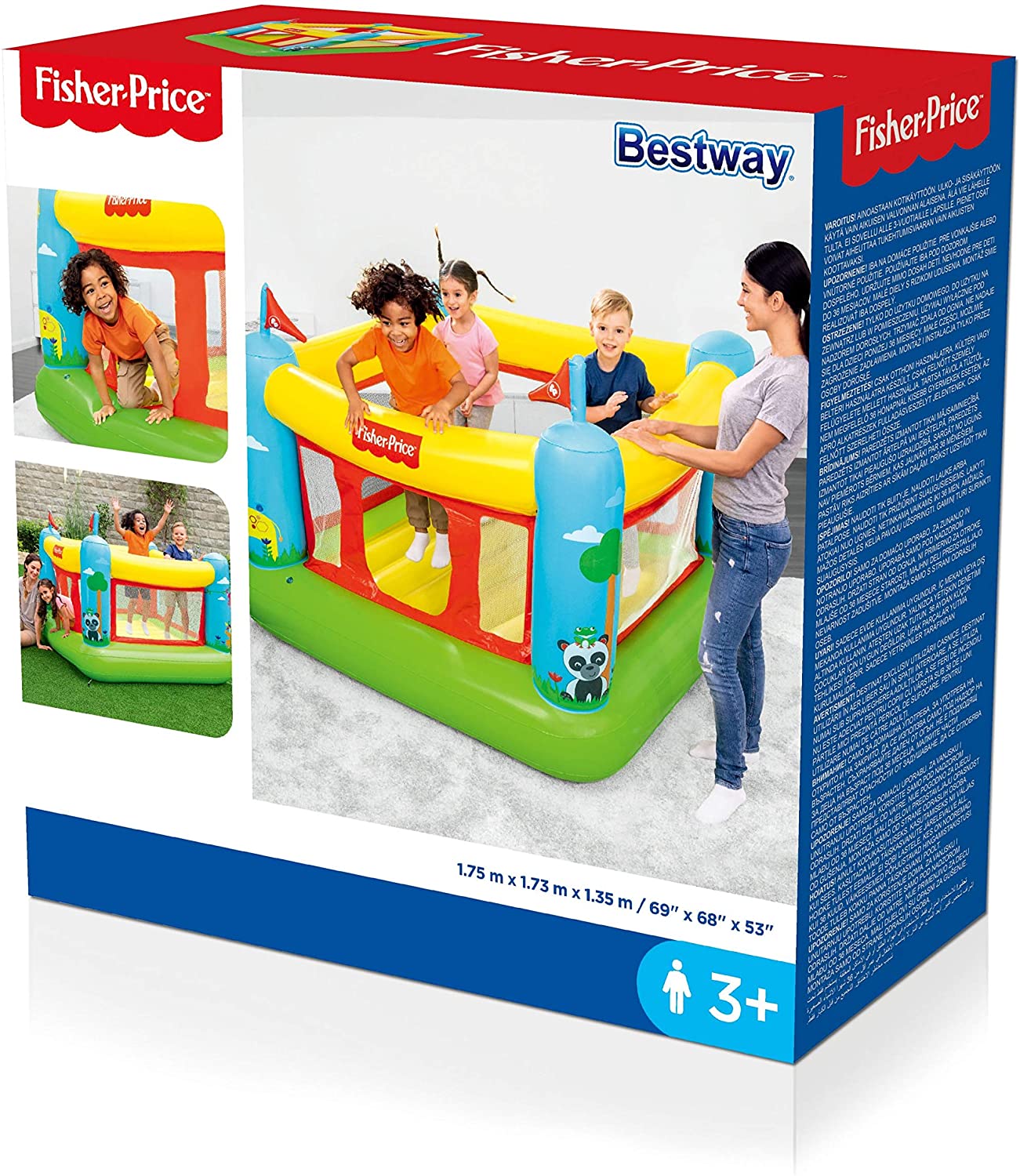 BESTWAY 93553 FISHER PRICE BOUNCETASTIC 173CM X 173CM X 135CM