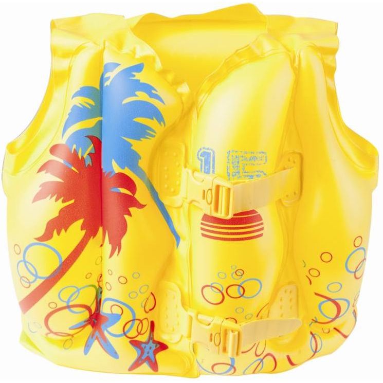 BESTWAY 32069 TROPICAL SWIM VEST 41CM X 30CM 3-6 YEARS