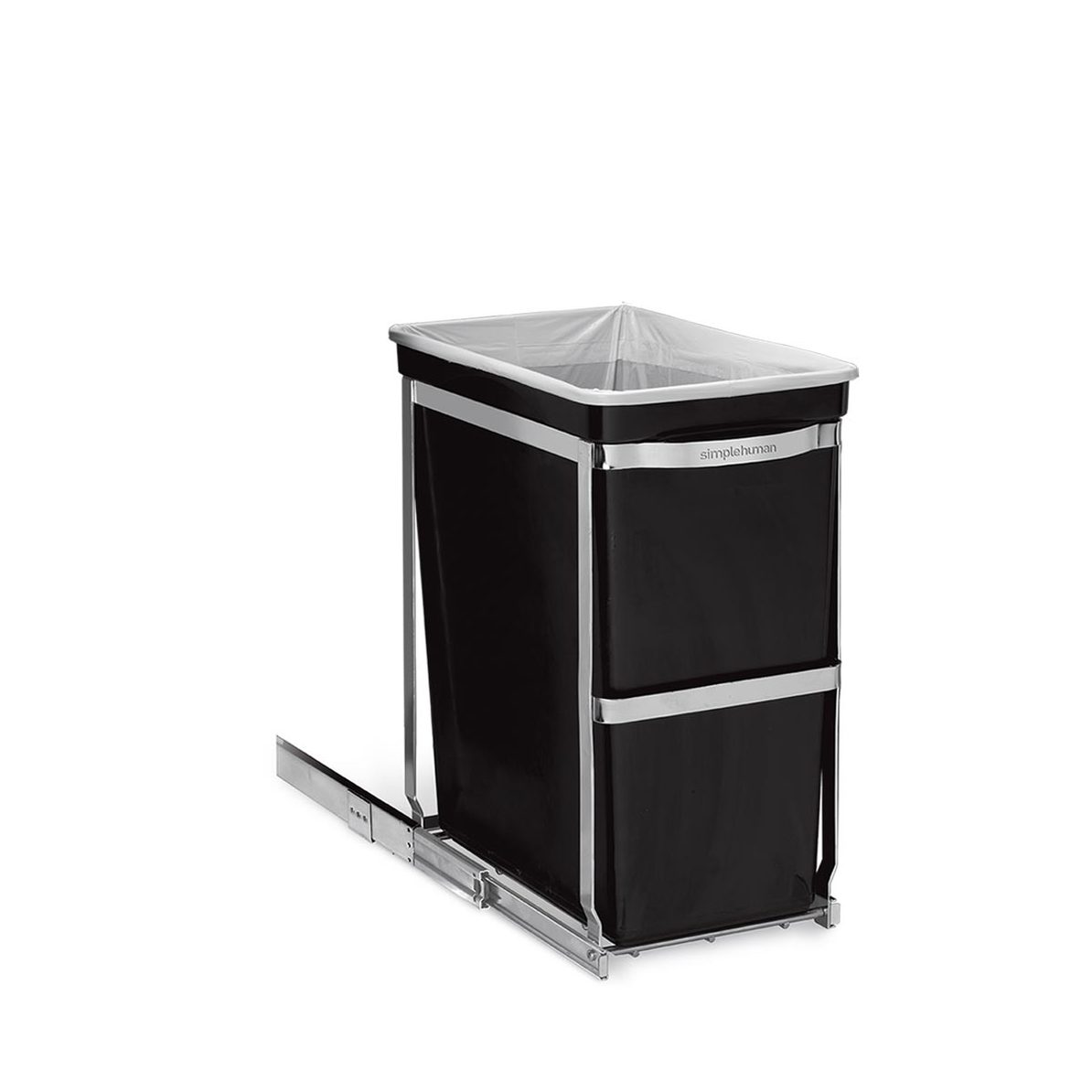 SIMPLEHUMAN UNDER COUNTER PULL-OUT BIN 30L