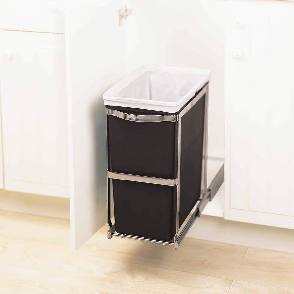 SIMPLEHUMAN UNDER COUNTER PULL-OUT BIN 30L