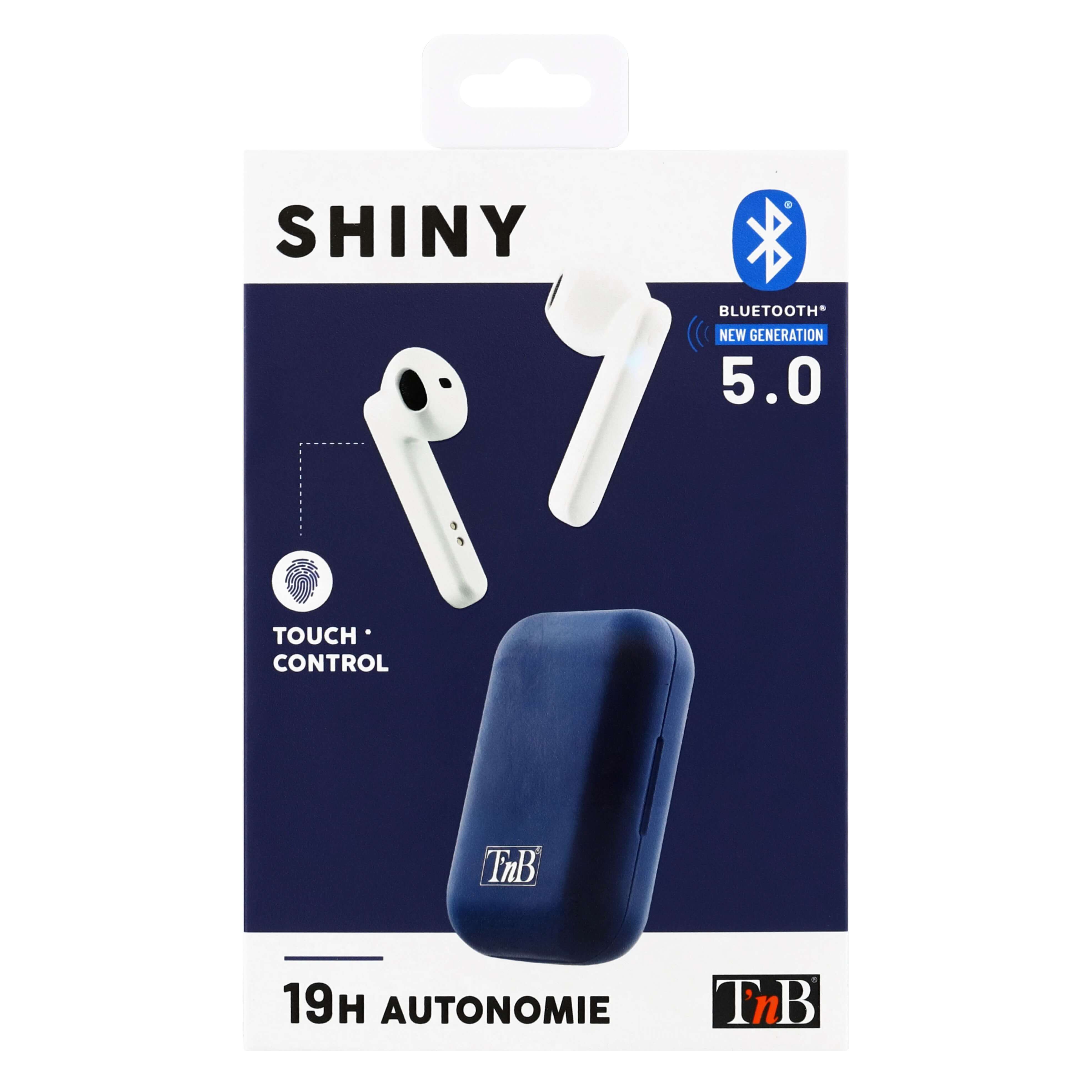 TNB SHINY BLUETOOTH EARBUDS BLACK