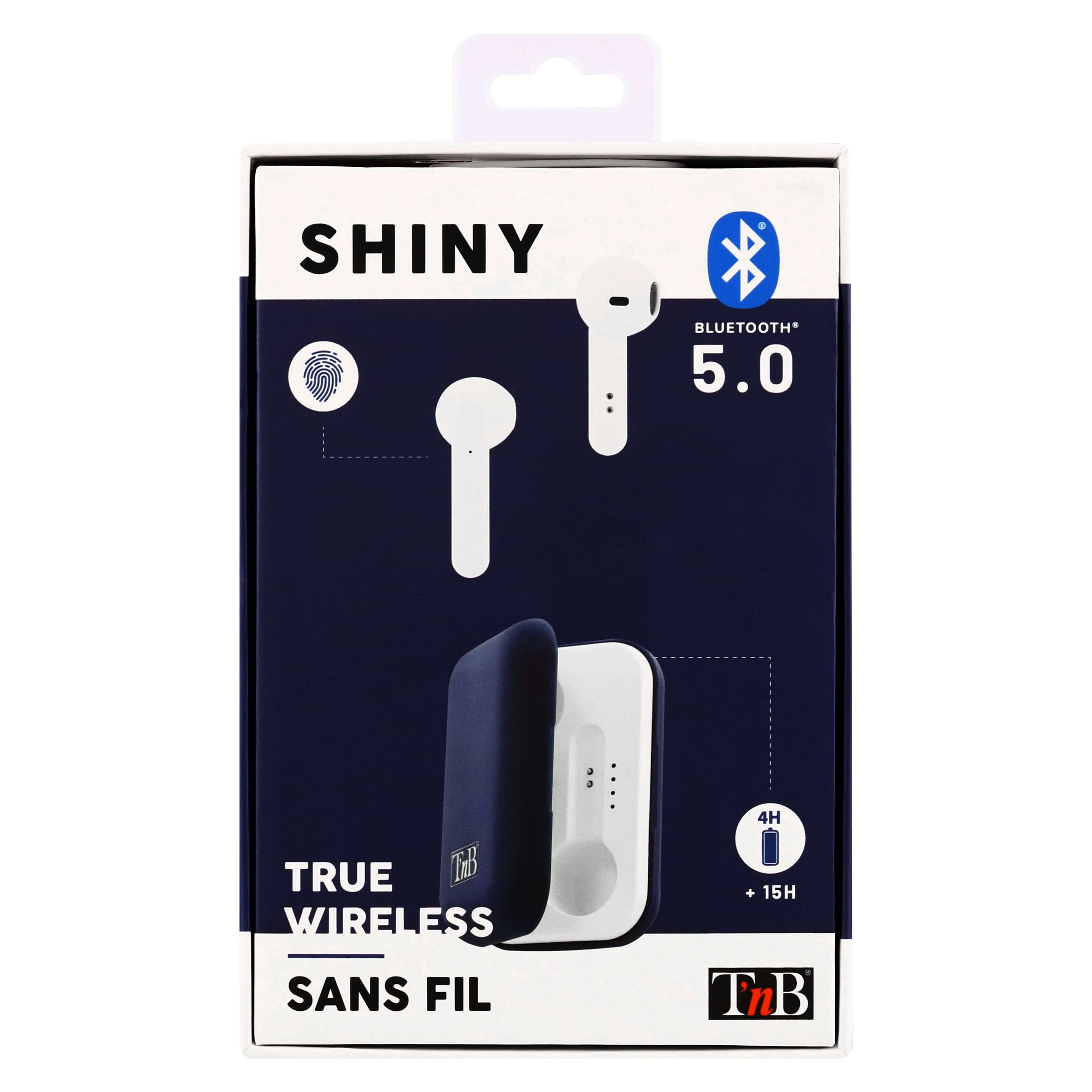 TNB SHINY BLUETOOTH EARBUDS BLACK