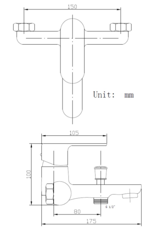 PLUIE FOSS COLLECTION BATH MIXER