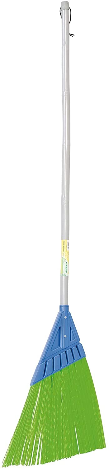 VERDEMAX PLASTIC STREET BROOM 150CM GREEN